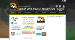 Desktop Screenshot of floridastatesoccer.com